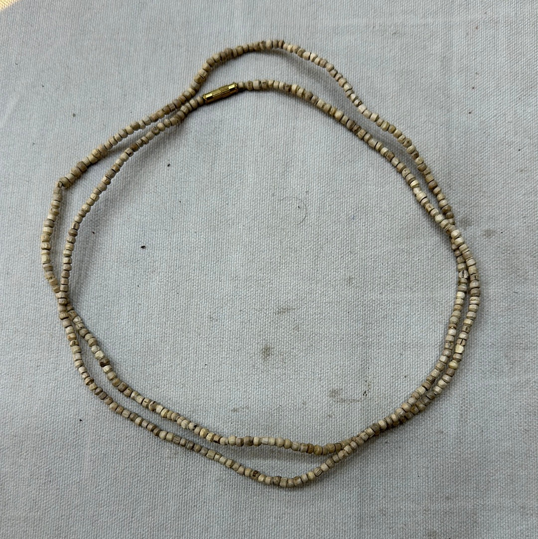 2 round medium bead 3 mm size tulsi mala 36 inch
