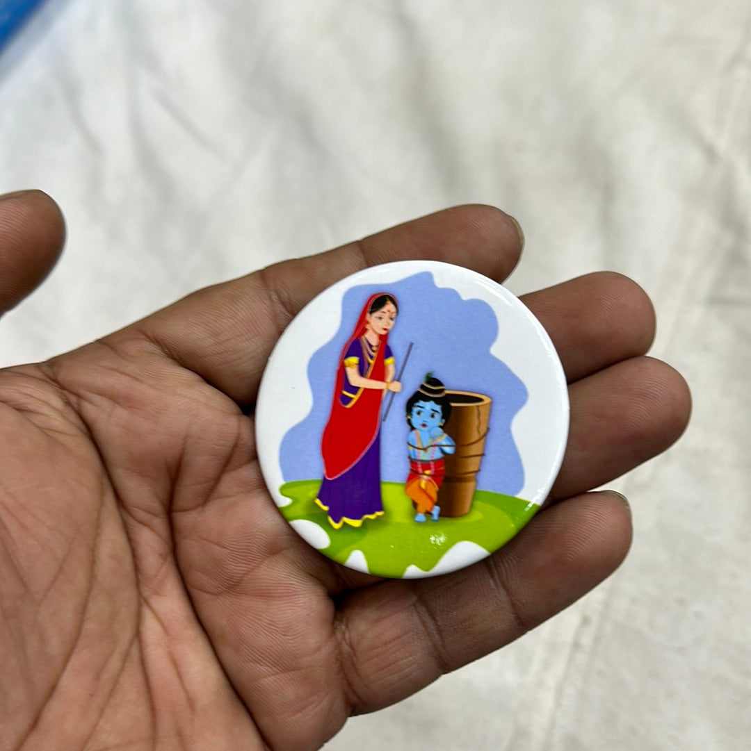 Ukhal bandhan pin badge