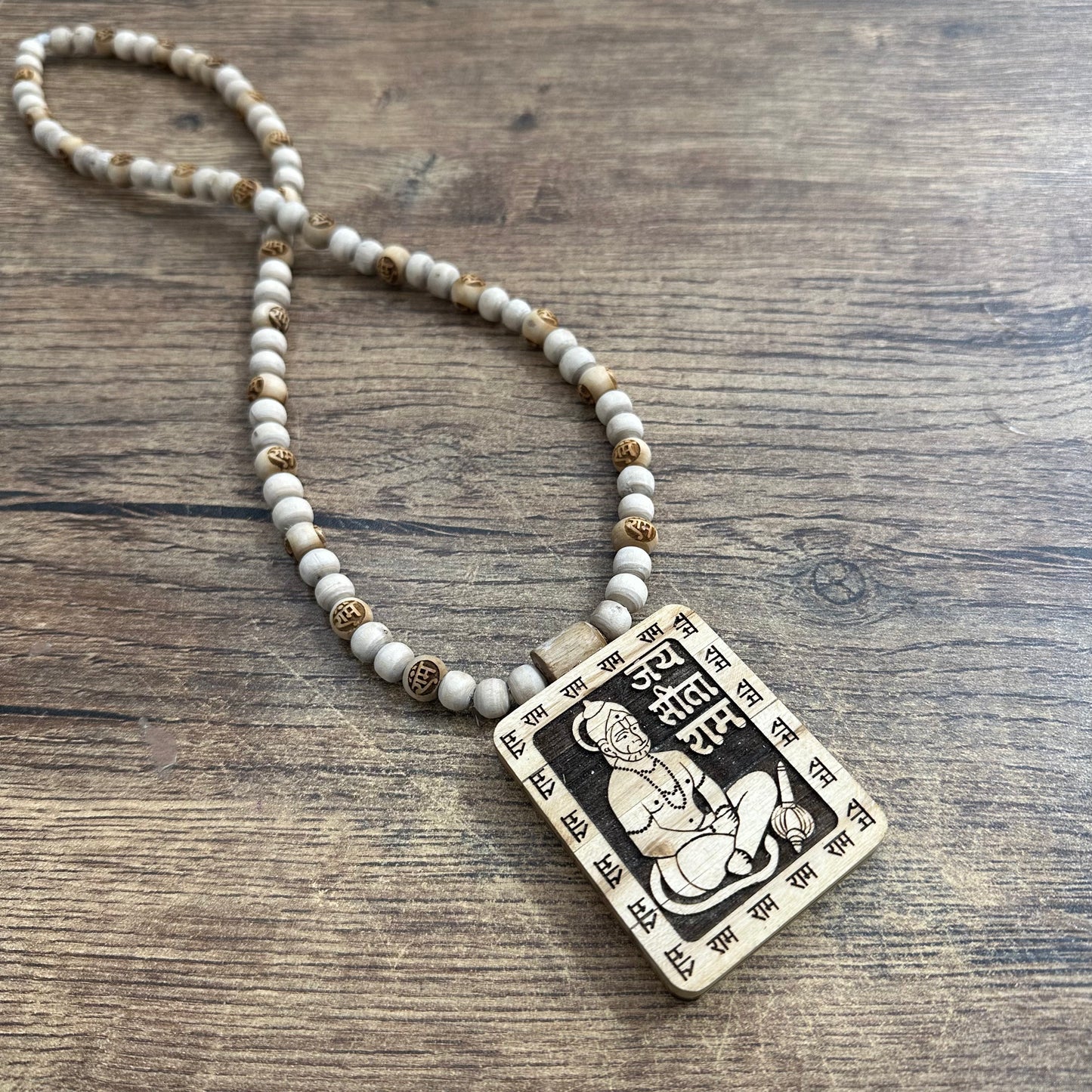 Original Pure Hanuman Tulsi mala with ram bead 24 inch