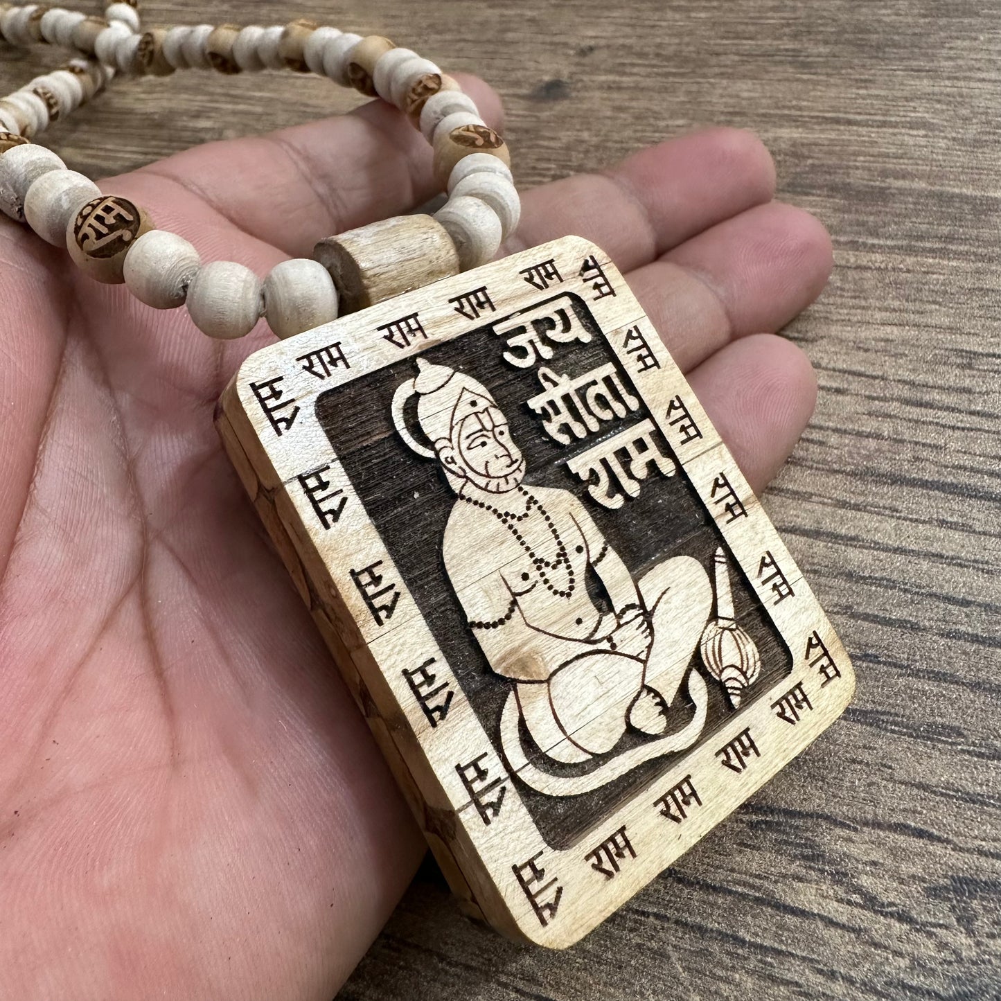 Original Pure Hanuman Tulsi mala with ram bead 24 inch