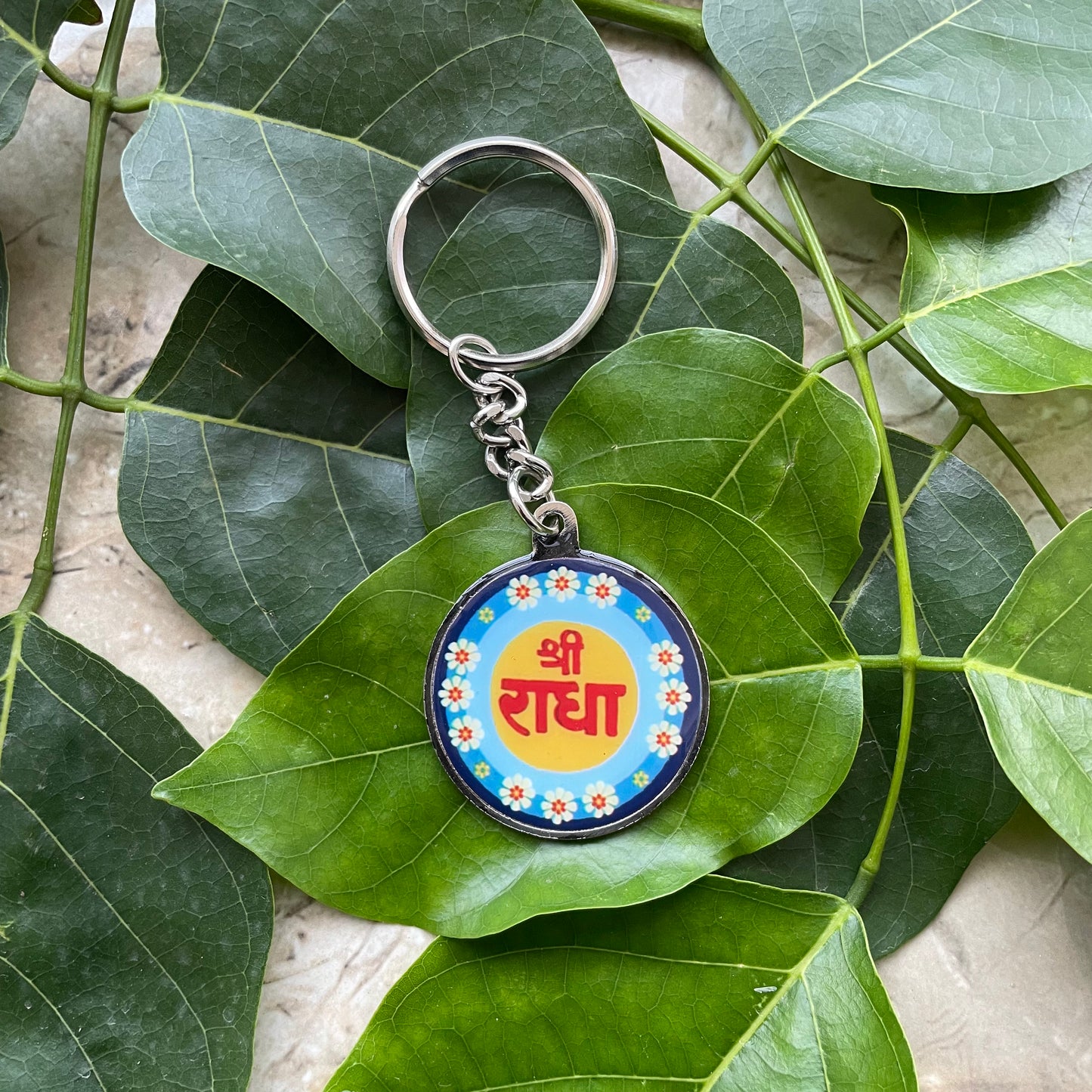 Shri Radha Naam Keychain