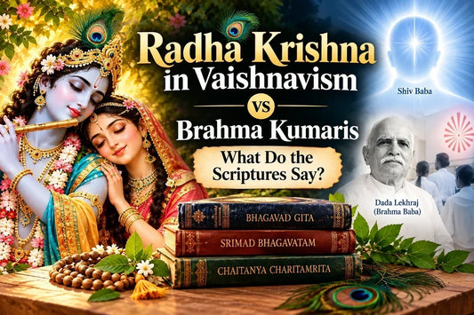 Radha Krishna in Vaishnavism compared with Brahma Kumaris teachings and scriptural beliefs