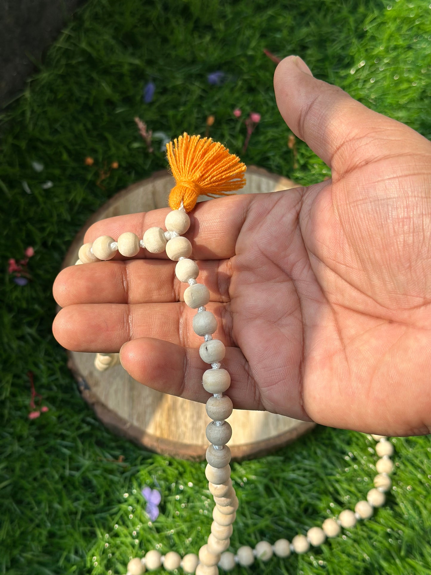 108+1 bead Tulsi Jaap mala 10-11 mm