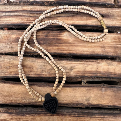 Radha naam jugal Black tulsi mala