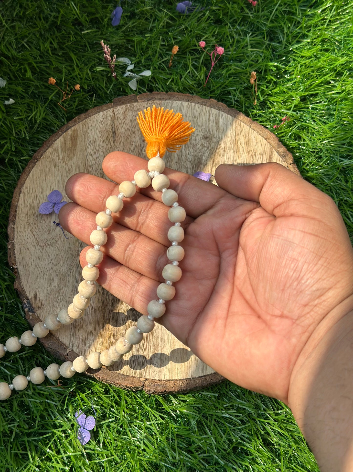 108+1 bead Tulsi Jaap mala 10-11 mm