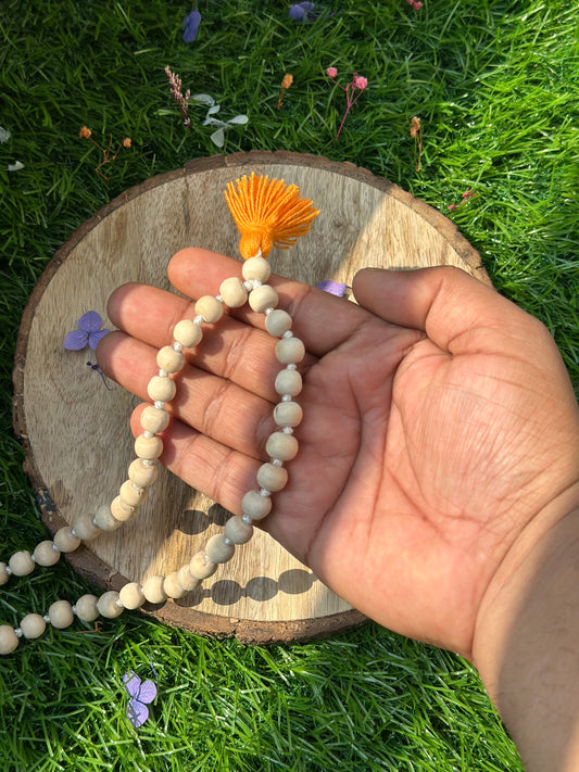 108+1 bead Tulsi Jaap mala 10-11 mm