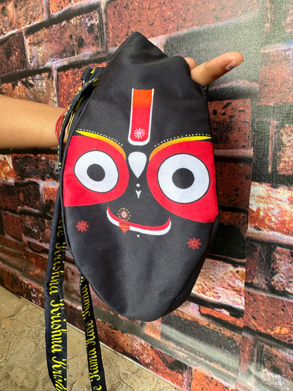 Jagannath ji face bead bag