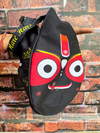 Jagannath ji face bead bag