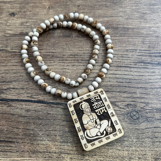 Original Pure Hanuman Tulsi mala with ram bead 24 inch