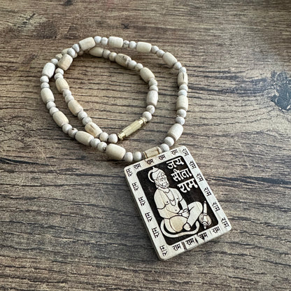 Hanuman Tulsi mala (locket+ mala Tulsi)