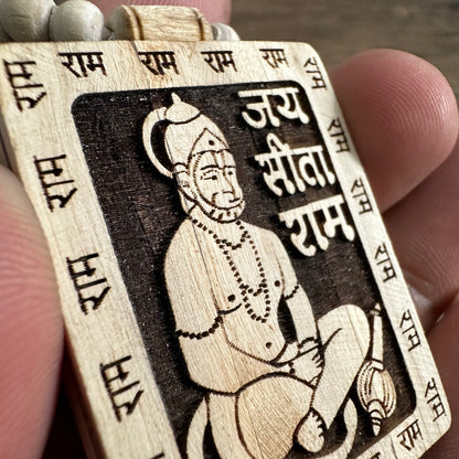 Hanuman Tulsi mala (locket+ mala Tulsi)