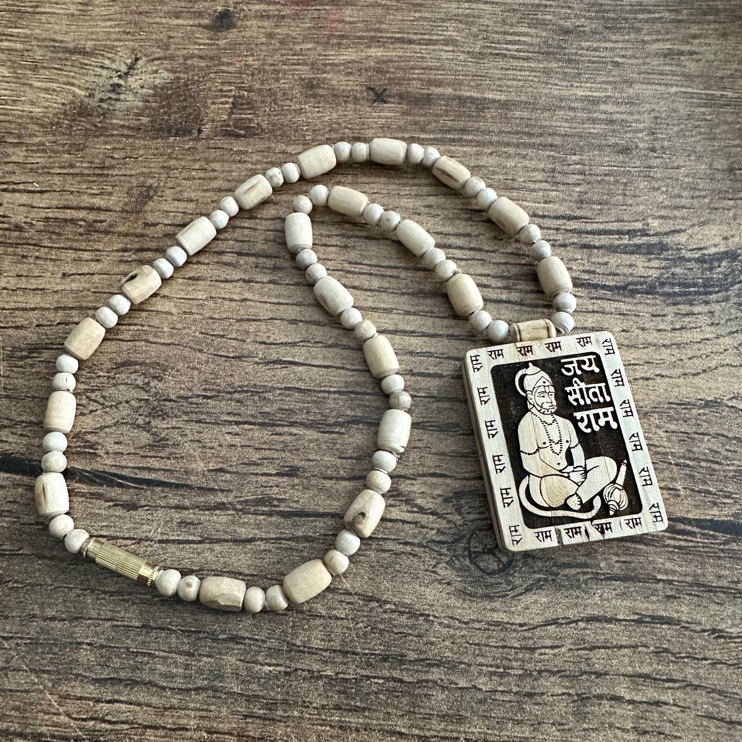 Hanuman Tulsi mala (locket+ mala Tulsi)