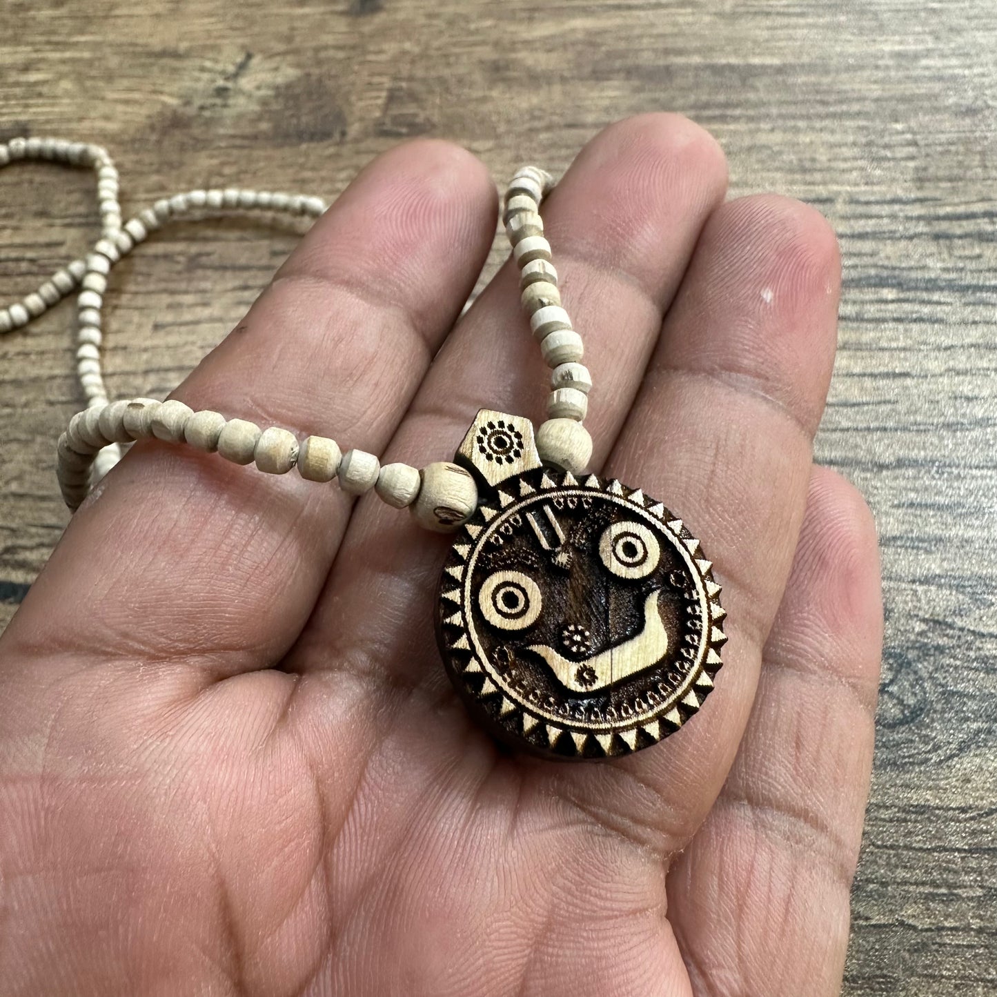 1 round Jagannath ji locket tulsi mala