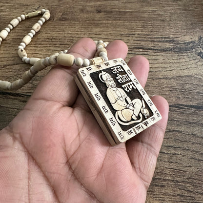 Hanuman Tulsi mala (locket+ mala Tulsi)