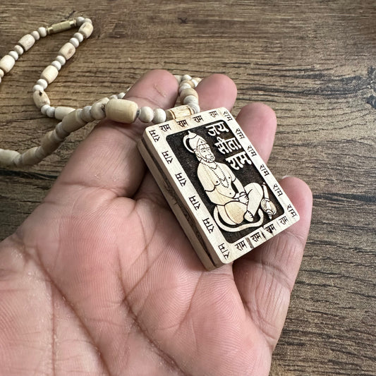 Hanuman Tulsi mala (locket+ mala Tulsi)