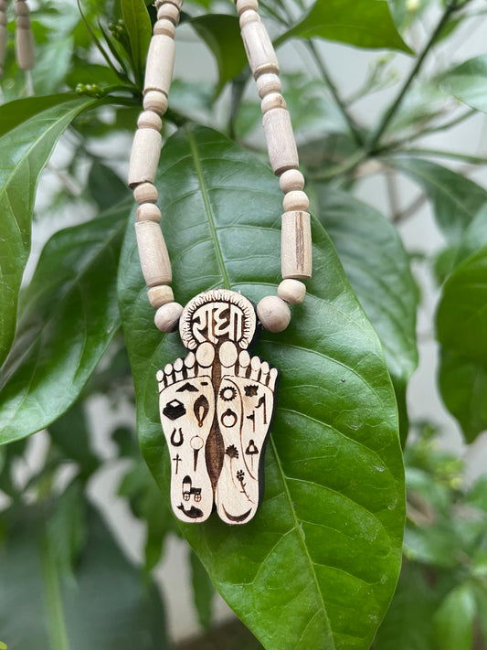 Radha Lotus Feet Tulsi Mala 1 round